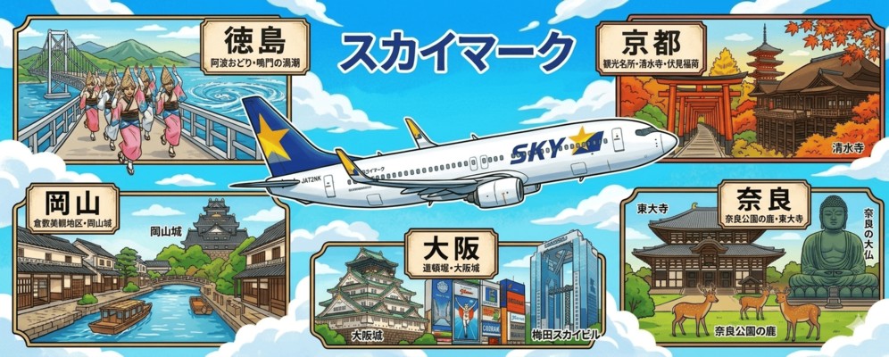 神戸空港を利用して新しい旅へ